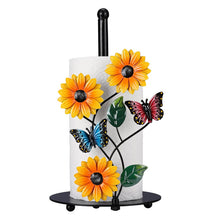 Load image into Gallery viewer, STOREFX Kitchen Paper Towel Holder - Sunflowers and Butterflies