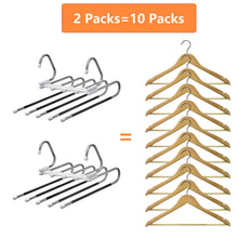 Load image into Gallery viewer, STORFEX S-Type Space Saving Clothes Hangers - white (2 Pack)