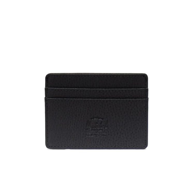 Herschel Supply Co: Vegan Leather Charlie Cardholder - Black - Herschel Supply Co.