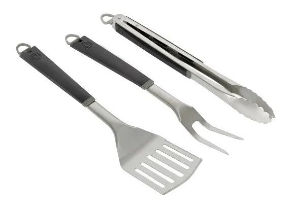 Coleman 3 Piece BBQ Tool Set - Spatula, Tongs, Fork