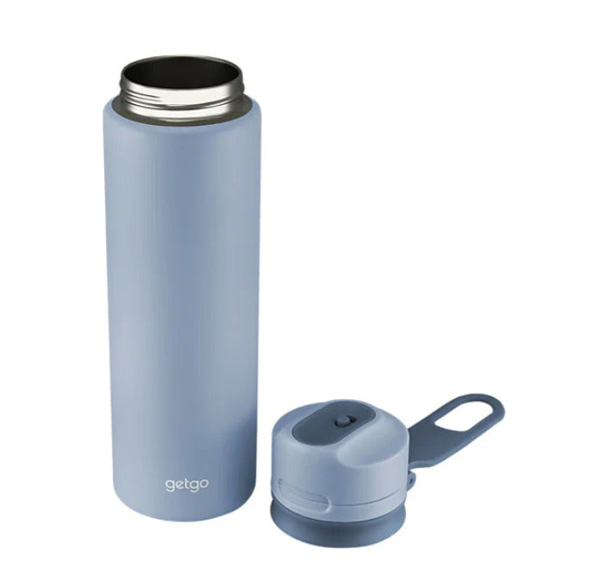 getgo: Double Wall Insulated Chug Bottle - Blue (750ml) - Maxwell & Williams