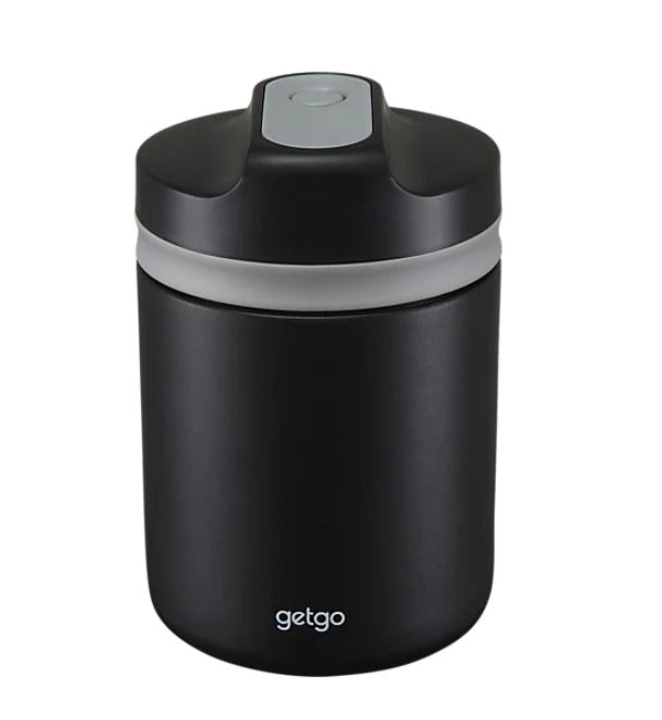 getgo: Double Wall Insulated Food Container - Black (1L) - Maxwell & Williams