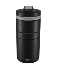 Load image into Gallery viewer, getgo: Double Wall Insulated Food Container - Black (1L) - Maxwell &amp; Williams