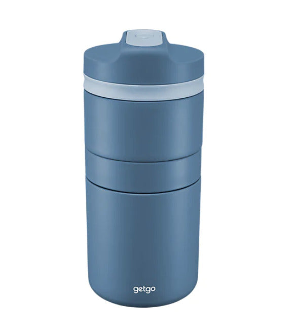 getgo: Double Wall Insulated Food Container - Blue (1L) - Maxwell & Williams