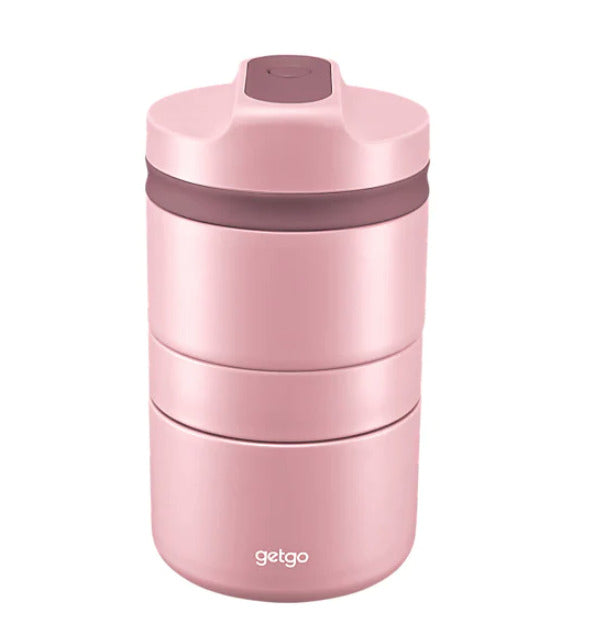 getgo: Double Wall Insulated Food Container - Pink (500ml) - Maxwell & Williams