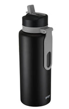 Load image into Gallery viewer, getgo: Double Wall Insulated Sip Bottle - Black (1L) - Maxwell &amp; Williams