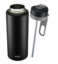 Load image into Gallery viewer, getgo: Double Wall Insulated Sip Bottle - Black (1L) - Maxwell &amp; Williams