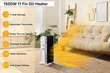 Load image into Gallery viewer, Kogan 1500W 7 Fin Oil Heater