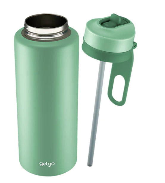 getgo: Double Wall Insulated Sip Bottle - Sage (1L) - Maxwell & Williams