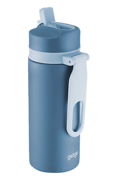 getgo: Double Wall Insulated Sip Bottle - Blue (500ml) - Maxwell & Williams