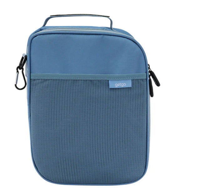 getgo: Insulated Lunch Bag With Pocket - Blue - Maxwell & Williams