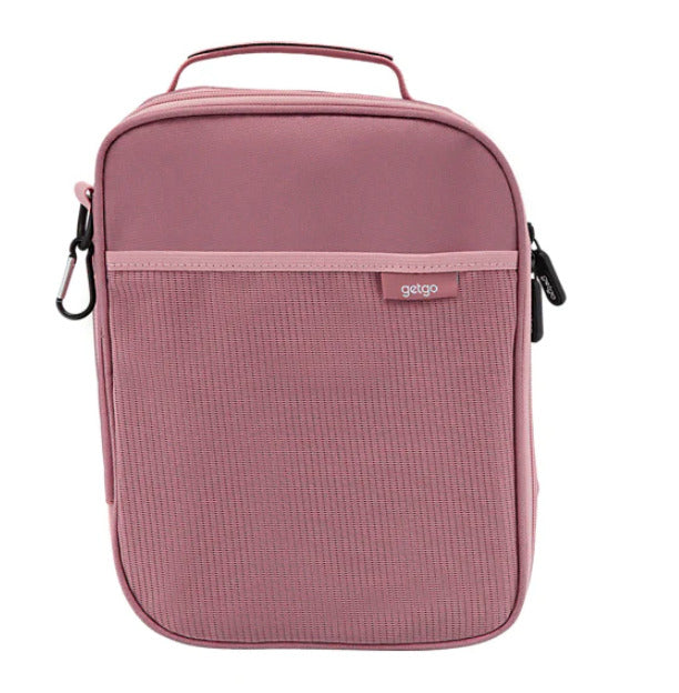 getgo: Insulated Lunch Bag With Pocket - Pink - Maxwell & Williams