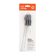 Load image into Gallery viewer, Full Circle: Little Sipper Cleaning Set - Grey