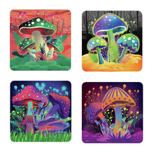 Load image into Gallery viewer, Mushroom Coasters Set