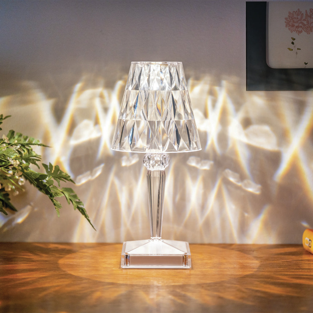 Sparkling Crystal Touch Lamp Shade