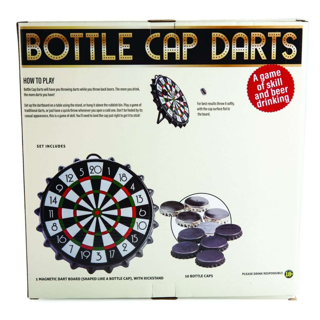 Magnetic Bottle Cap Darts Game