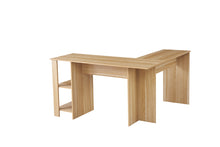 Load image into Gallery viewer, Gorilla Office Modern Desk with Side Storage ( Oak Wood Grain )