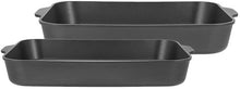 Load image into Gallery viewer, Maxwell &amp; Williams: Agile Non-Stick Roaster Set - Black (34cm/38cm) (Set of 2)