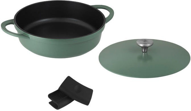 Maxwell & Williams: Agile Non-Stick Shallow Casserole Dish - Sage (28cm)