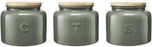 Load image into Gallery viewer, Maxwell &amp; Williams: Indulgence Canister Set - Sage (600ml) (Set of 3)