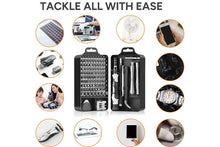 Load image into Gallery viewer, 115 Piece Precision Screwdriver Repair Tool Kit - Essentials For You