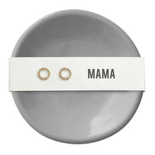 Load image into Gallery viewer, Ceramic Ring Dish &amp; Earrings - Mama - Santa Barbara Design Studio