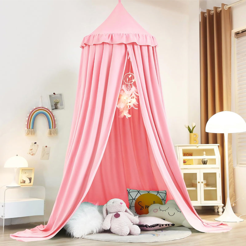 COMFEYA Children's Bed Canopy Dome - Pink