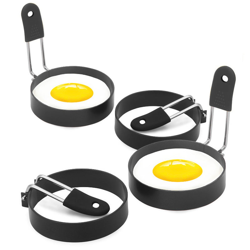 COOKOZZY Stainless Steel Nonstick Egg Rings - Set of 4