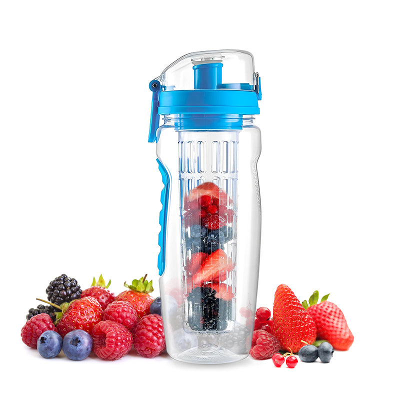 HYPERANGER 960ml Fruit Infuser Water Bottle - Blue