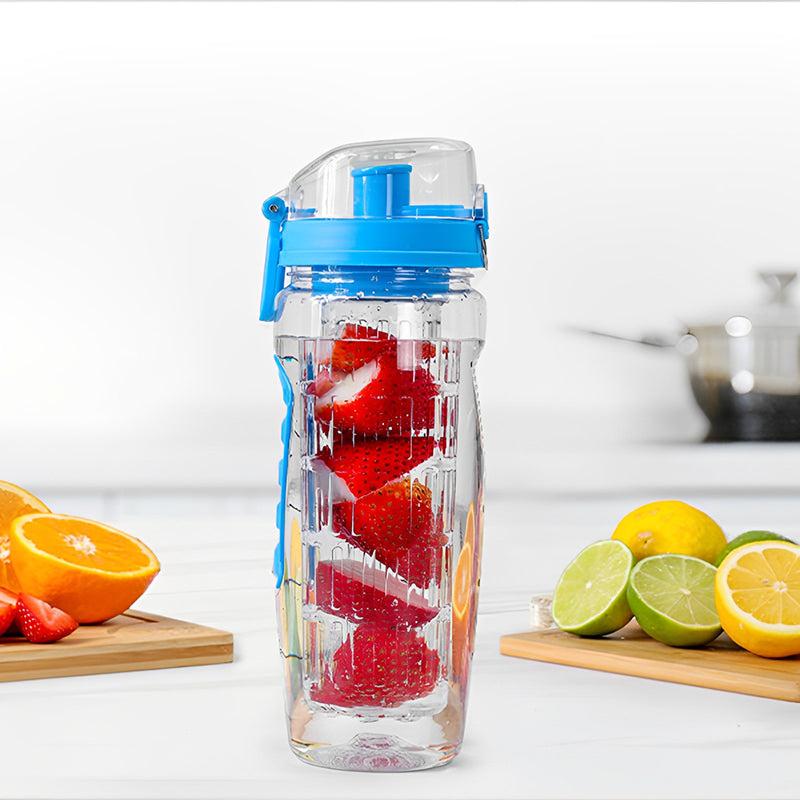 HYPERANGER 960ml Fruit Infuser Water Bottle - Blue