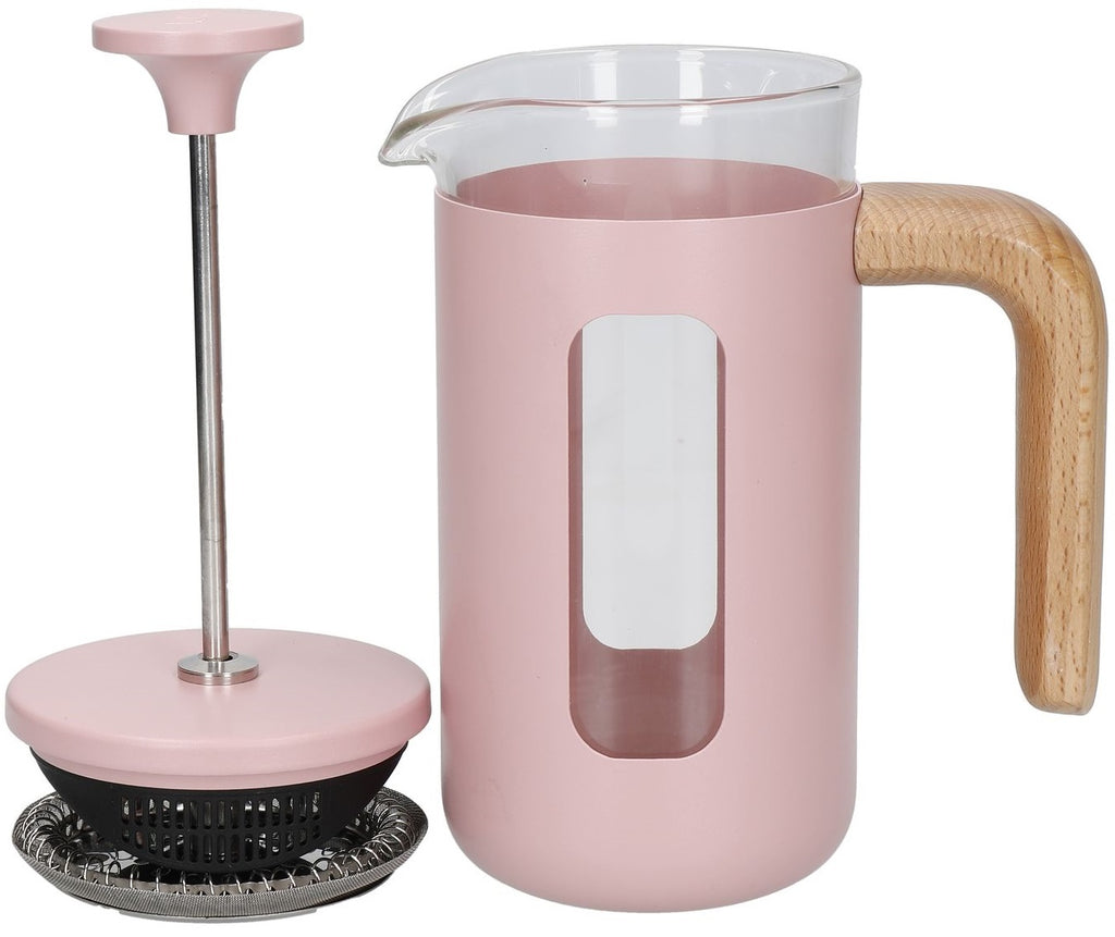 La Cafetière: Pisa Cafetiere - Pink (8 Cup/1.0L) - La Cafetiere