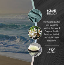Load image into Gallery viewer, WoodWick: Oceanic Trilogy Trilogy Candle (Medium)