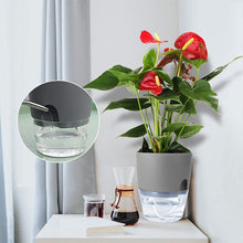 Load image into Gallery viewer, Set of 3 Self Watering Planter Pots - Grey