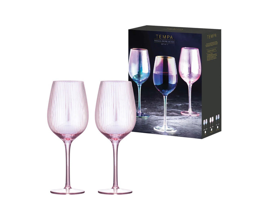 Tempa: Thalia Pink Quartz Wine Glass (Set of 2)