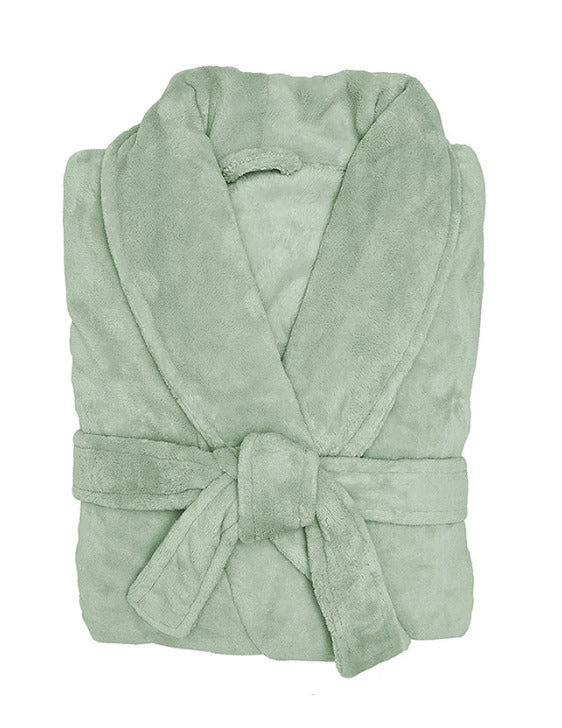 Bambury: Microplush Bath Robe - Sage L/XL