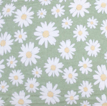 Load image into Gallery viewer, Bambury: Daisy Flanelette Sheet Sage (Double)