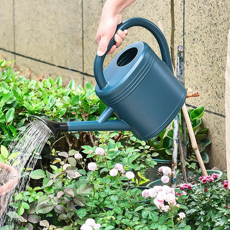 GREENHAVEN 5L Long Spout Watering Can with Sprinkler Head - Navy