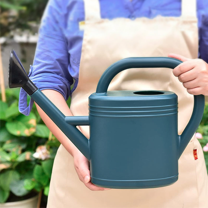 GREENHAVEN 5L Long Spout Watering Can with Sprinkler Head - Navy