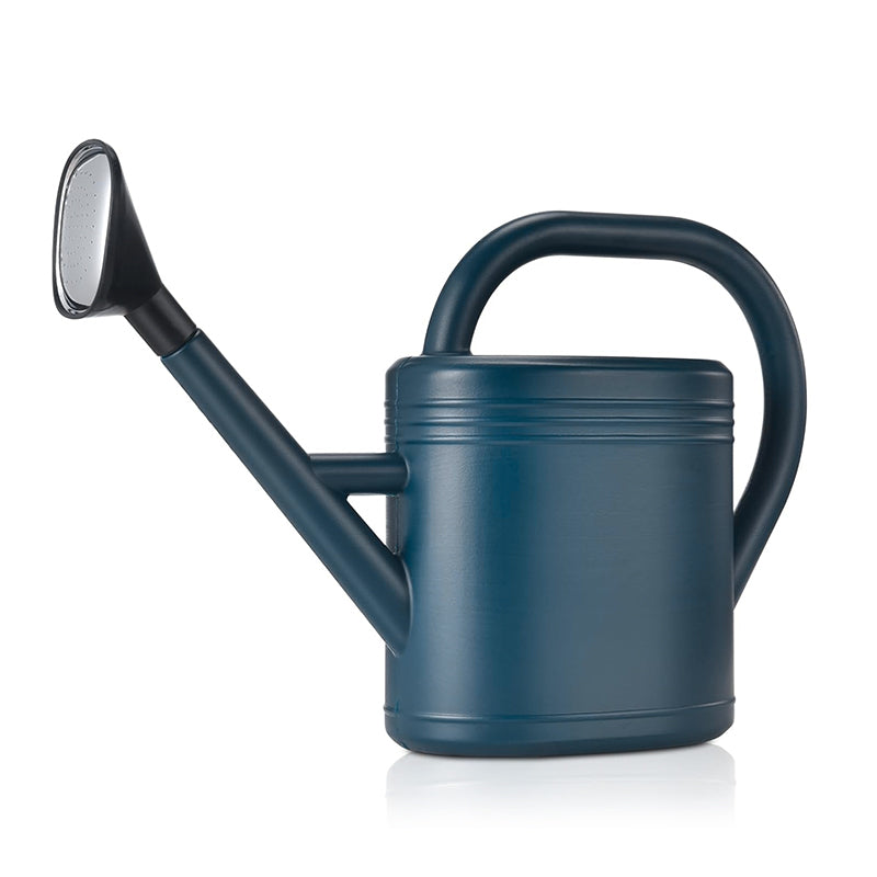 GREENHAVEN 5L Long Spout Watering Can with Sprinkler Head - Navy