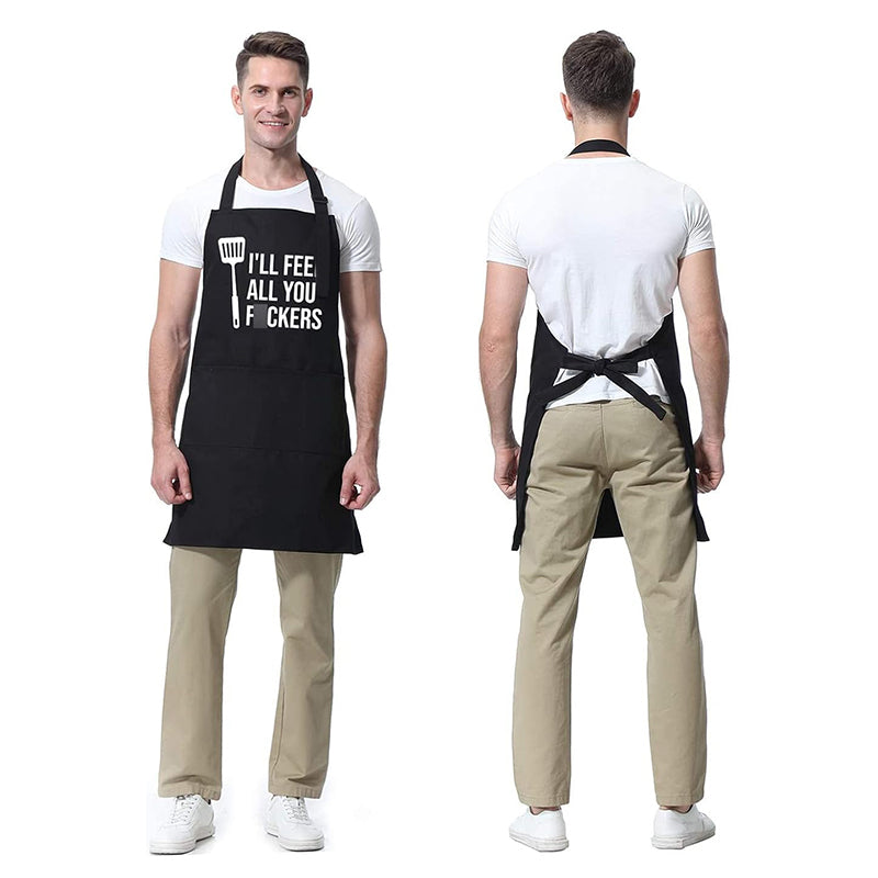 COOKOZZY Funny Apron - "I'll Feed all you f**kers"