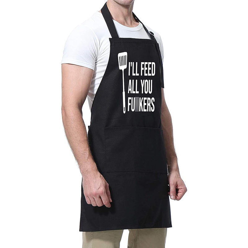 COOKOZZY Funny Apron - "I'll Feed all you f**kers"