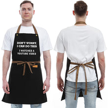 Load image into Gallery viewer, COOKOZZY Funny Apron - &quot;I watched a Youtube Video&quot;