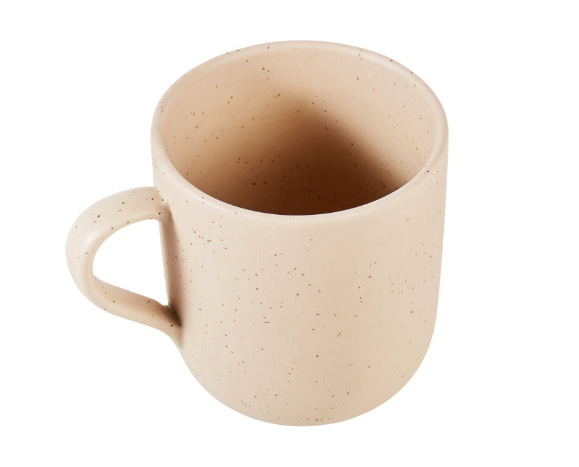 Leaf & Bean: Aster Mugs - Natural (Set of 2)