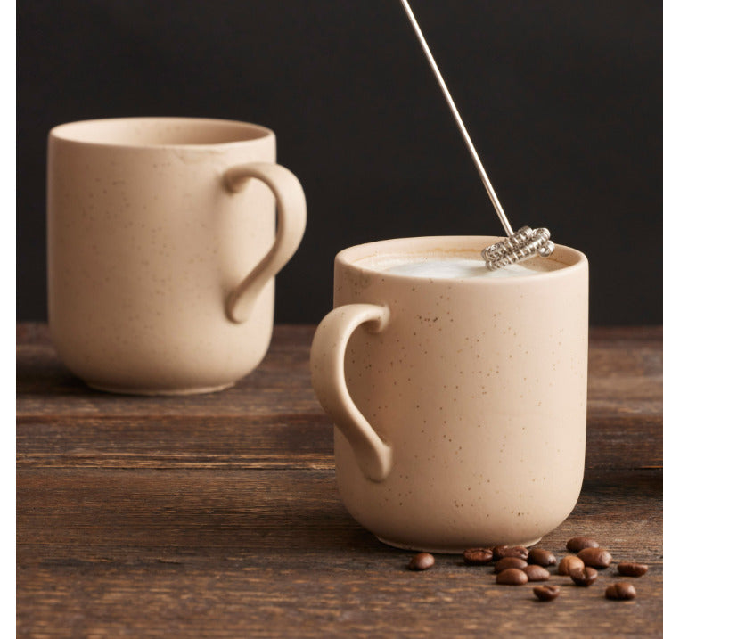 Leaf & Bean: Aster Mugs - Natural (Set of 2)