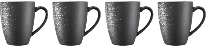 Maxwell & Williams: Caviar Galaxy Coupe Mug Set (400ml) (Set of 4)