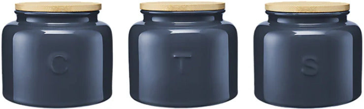 Maxwell & Williams: Indulgence Canister Set - Slate Blue (600ml) (Set of 3)