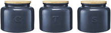 Load image into Gallery viewer, Maxwell &amp; Williams: Indulgence Canister Set - Slate Blue (600ml) (Set of 3)