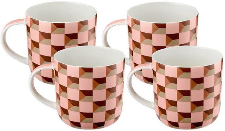 Maxwell & Williams: Syracuse Mug Set - Peach (480ml) (Set of 4)