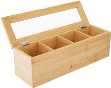 Load image into Gallery viewer, Maxwell &amp; Williams: Evergreen Bamboo Tea Box (29.5x9x9.5cm)