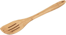 Load image into Gallery viewer, Maxwell &amp; Williams: Evergreen Bamboo Slotted Peaked Spoon (33cm)